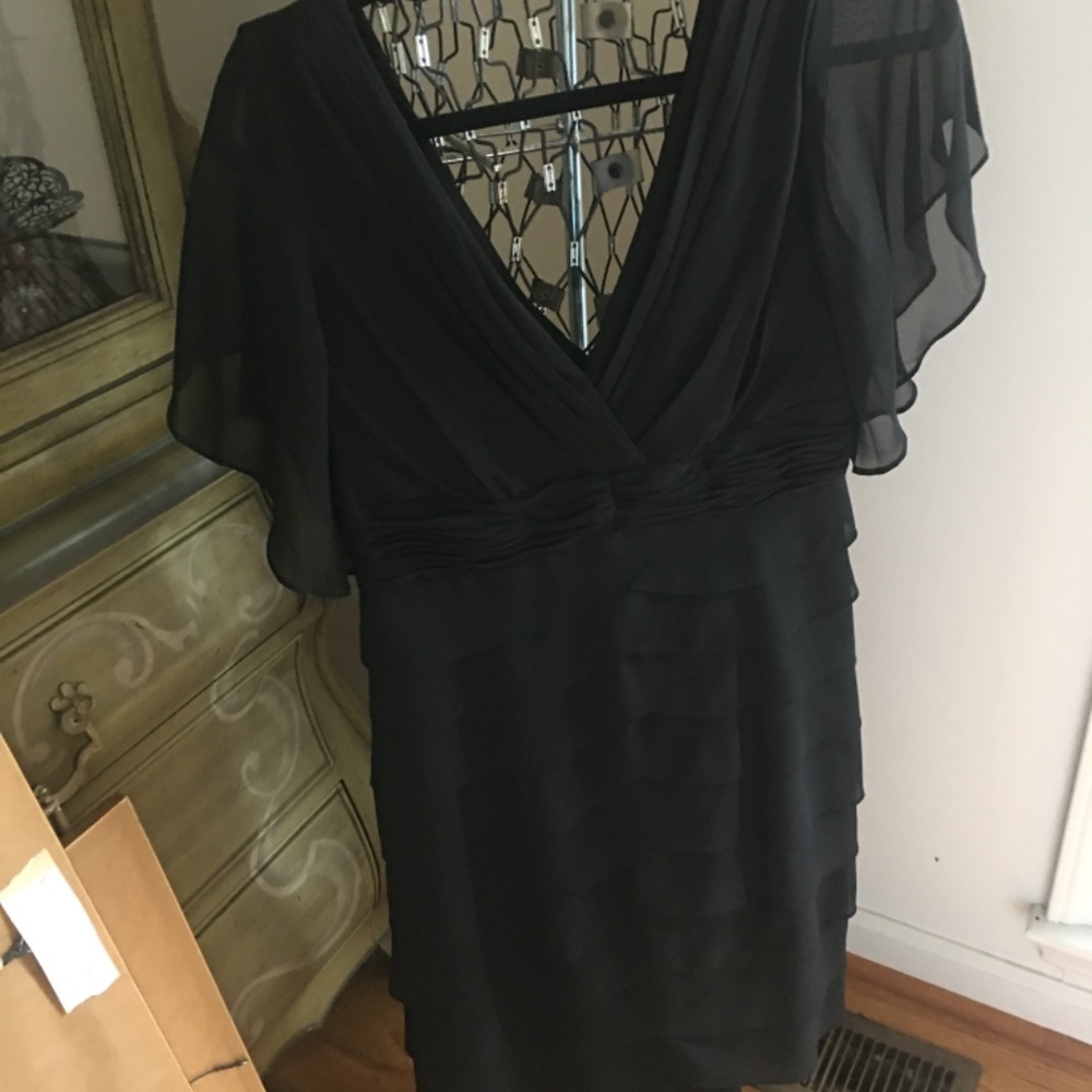 BLACK COCKTAIL DRESS - Picture 5 of 5